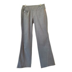 Dark Gray Flared Stretchy Jeans
